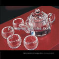Pote de chá de cristal, louça de cristal, jogo de chá de cristal TW-z008
